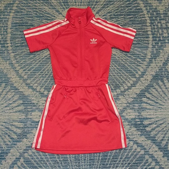 adidas graphic dress red